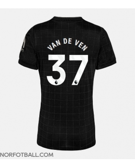 Billige Fotballdrakt Tottenham Hotspur Micky van de Ven #37 Replika Bortedrakt Dame 2025-26 Kortermet